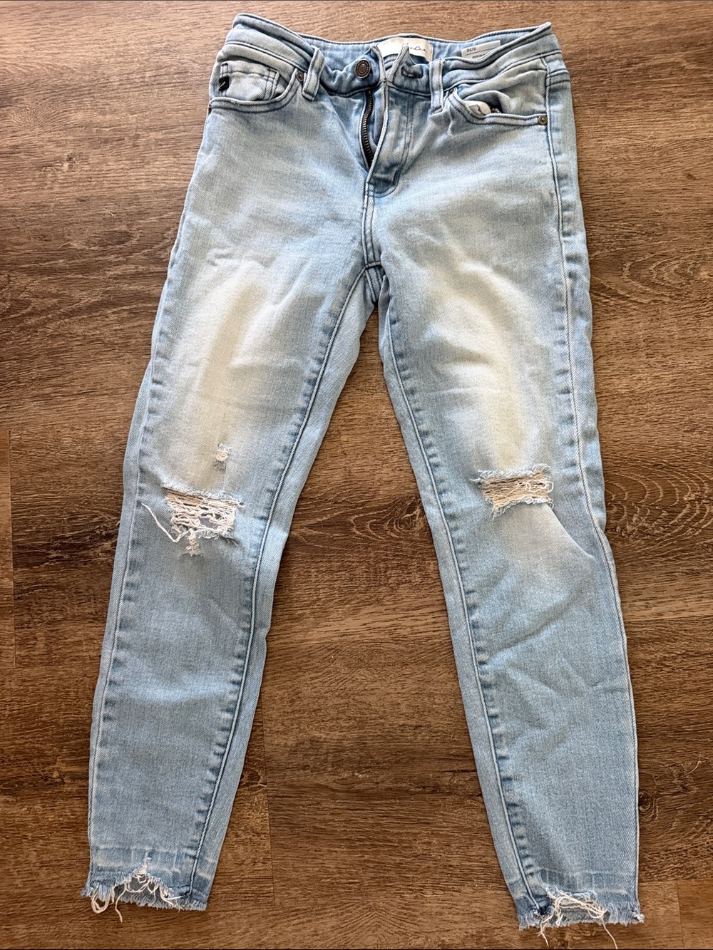 KanCan Light Blue Distressed Skinny Jeans